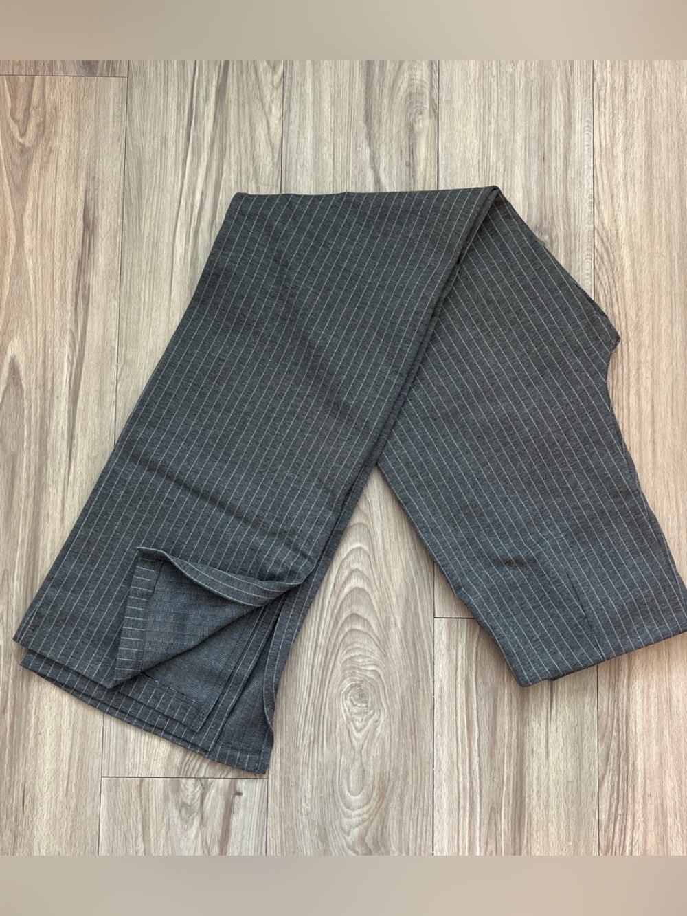 mango Gray Pinstripe Dress Pants